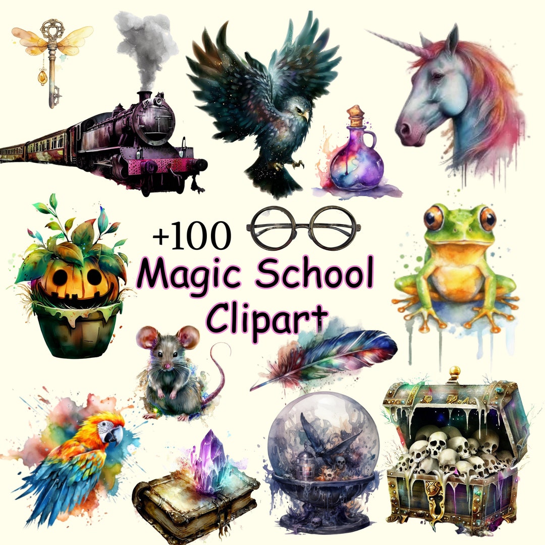 100 Magic School Pngs MEGA Bundle Halloween Clipart Witch And Wizard 100-magic-school-pngs-mega-bundle-halloween-clipart-witch-and-wizard