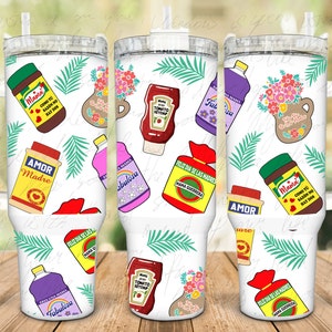 Spanish Mama 40oz Tumbler Wrap: Mexican Mothers Day (Digital Download)