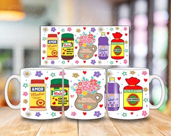Mama Topper Mug Wrap: Mother's Day PNG (11oz & 15oz) (Digital Download)