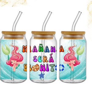 Karol G Mañana sin Ti Glass Can Wrap Design (SVG-PNG)