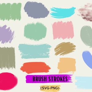 Pinselstrich svg Bundle Hand gezeichnet Pinselstrich svg png Schlüsselanhänger svg Splatter svg Pinsel svg png Hintergrund svg Clipart