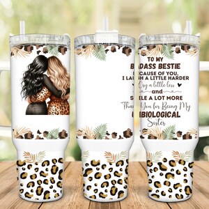 To My Badass Bestie Png Bundle, 40oz Tumbler Wrap-personalized Tumbler ...