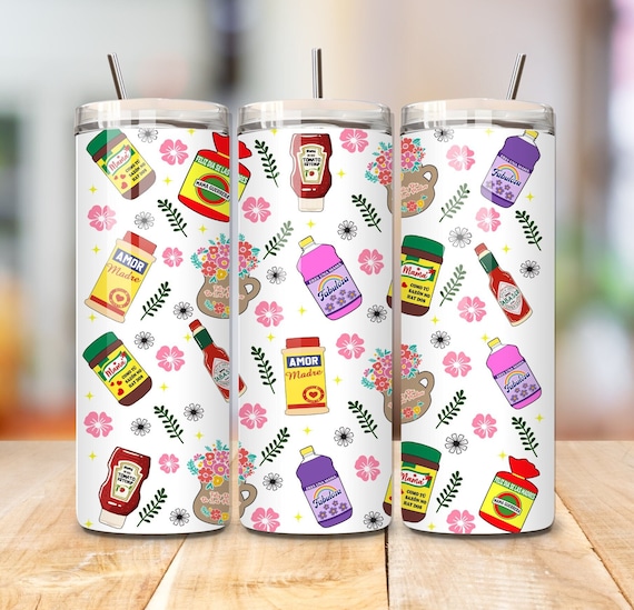 Mama Topper Multipack tumbler Wrap, 20oz Skinny tumbler png,Happy Mother's Day,Spanish Mom Gift,Mexican Mothers Day,Dia de las Madres svg