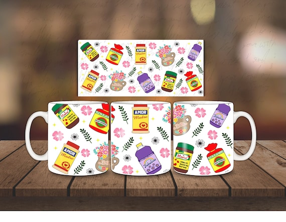 Mama Topper Multipack mugs Wrap11oz and 15oz Mug png Happy Mother's Day,Spanish Mom Gift, Mexican Mothers Day,Madre mug,madre svg
