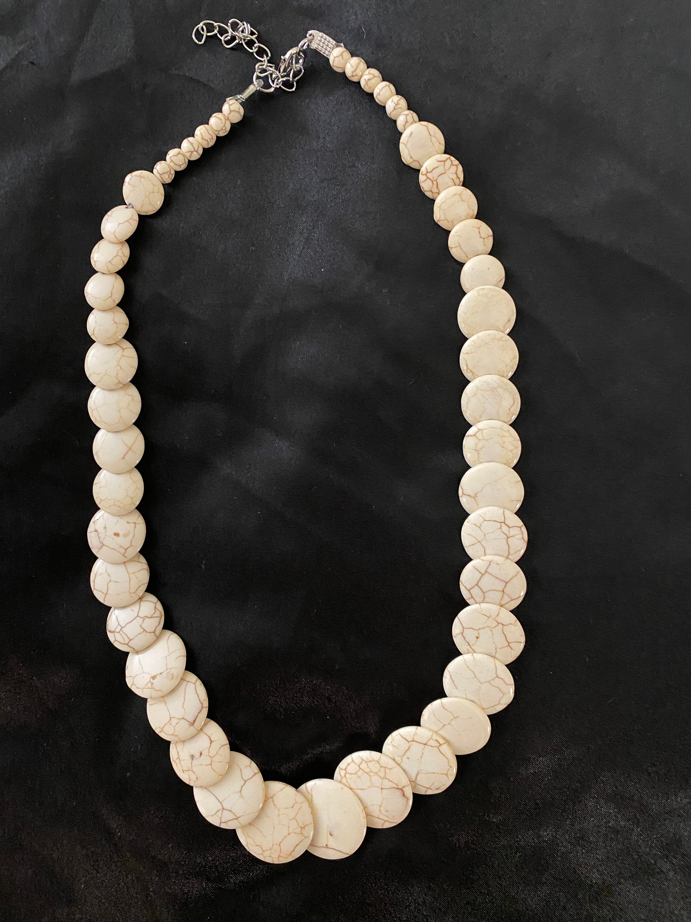 White Stone Necklace Etsy Australia
