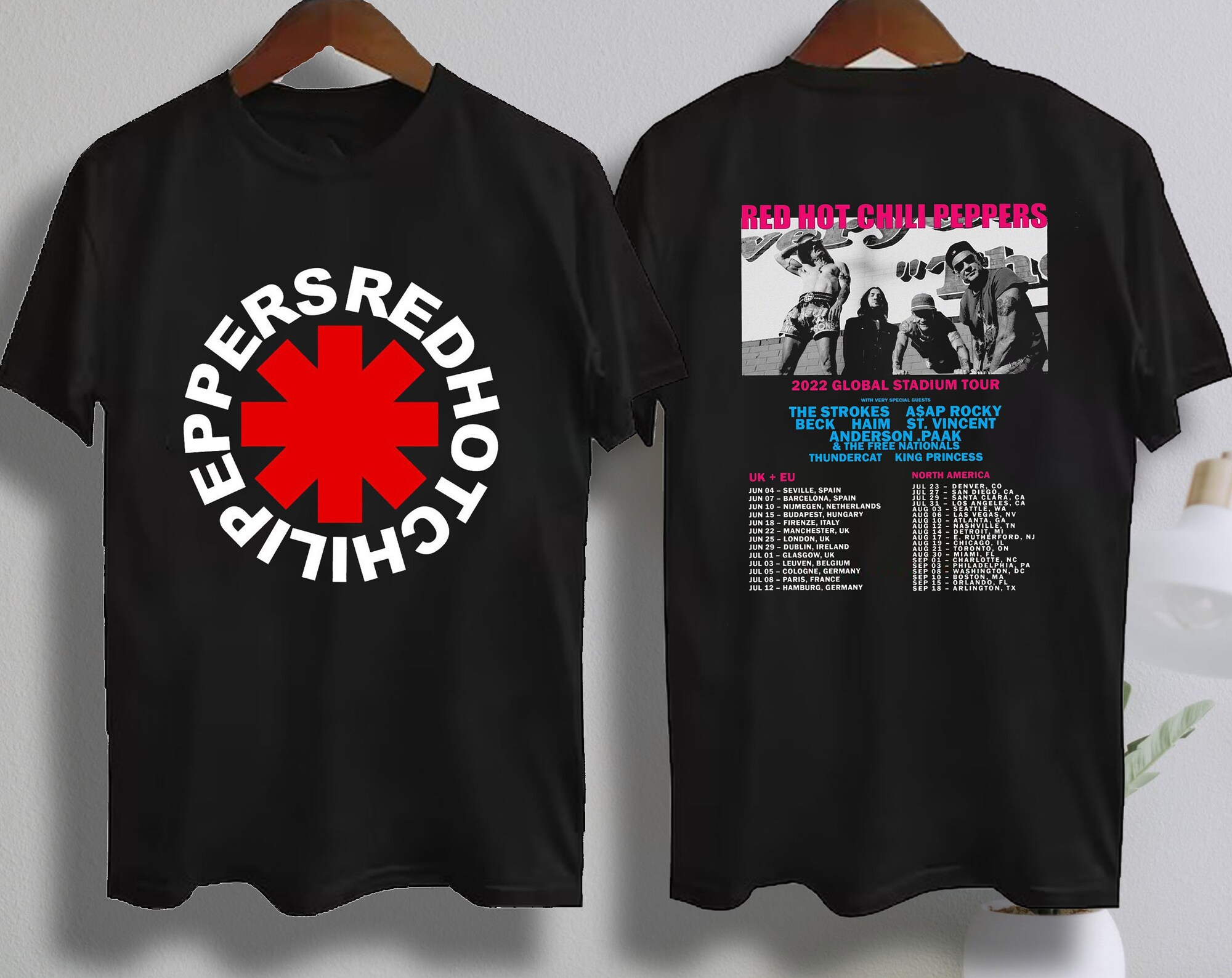Red Hot Chili Peppers Shirt,Octopus 1983 World Tour Shirt