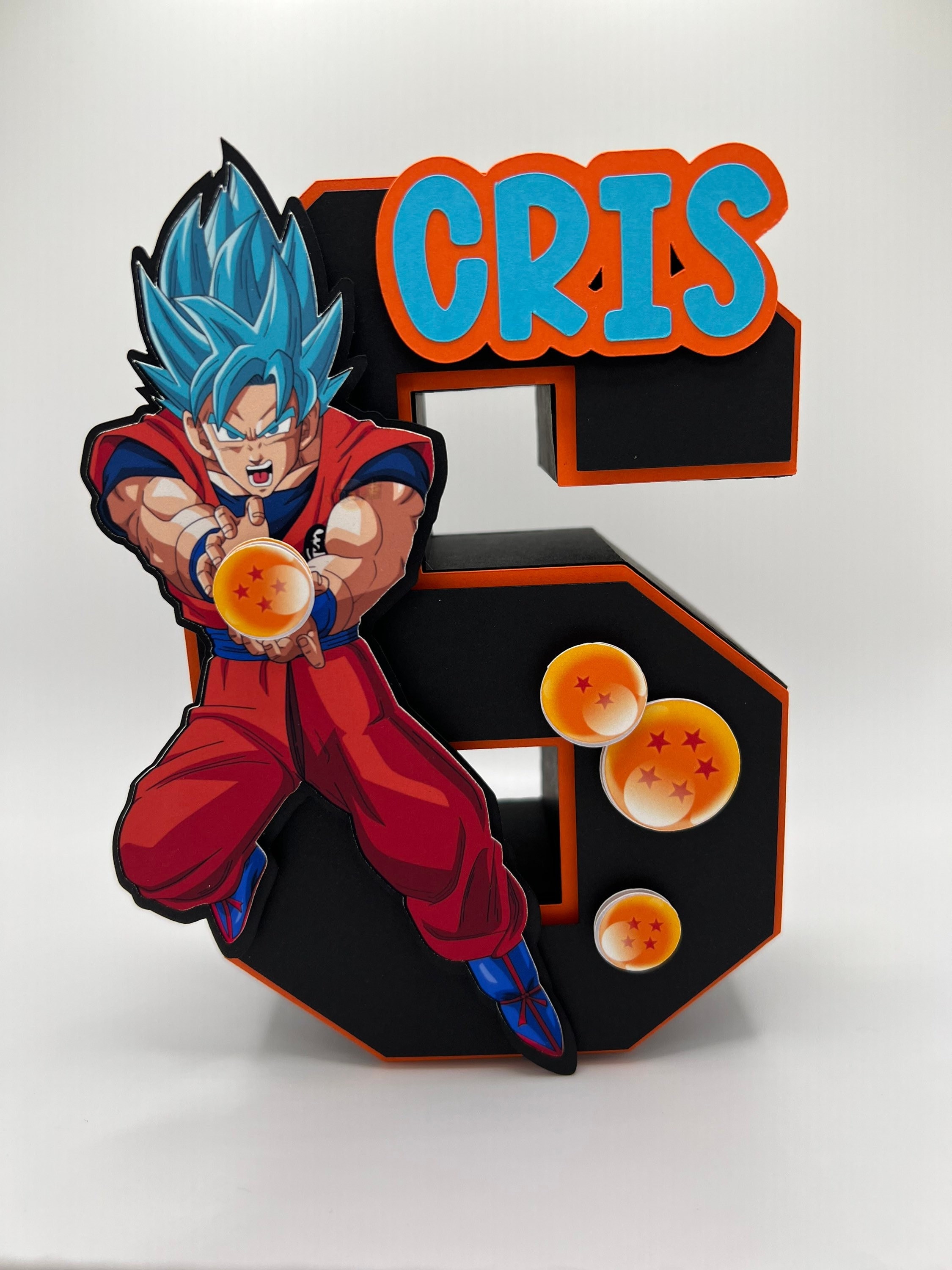 Vegeta Louis Vuitton Supreme Nike Dragon Ball Edible Cake Toppers