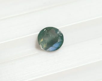 Alejandrita natural suelta, gema de 3,7 x 3,7 x 2 mm, 0,19 ct, talla redonda rara, cambio de color impresionante A-1016