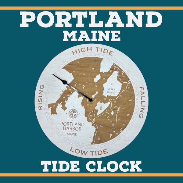 Custom Harbor Clock Etsy