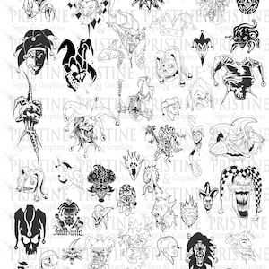 Clowns And Jesters Svg File 100+ Designs