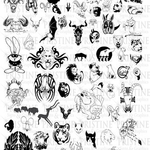 Animals Svg\Png File Bundle 400+ Animals