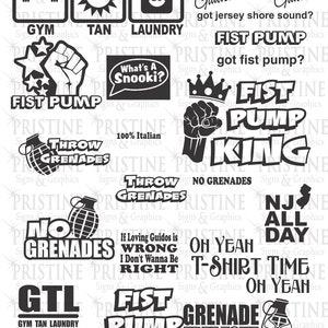 Jersey Shore Svg Files 80+ Designs