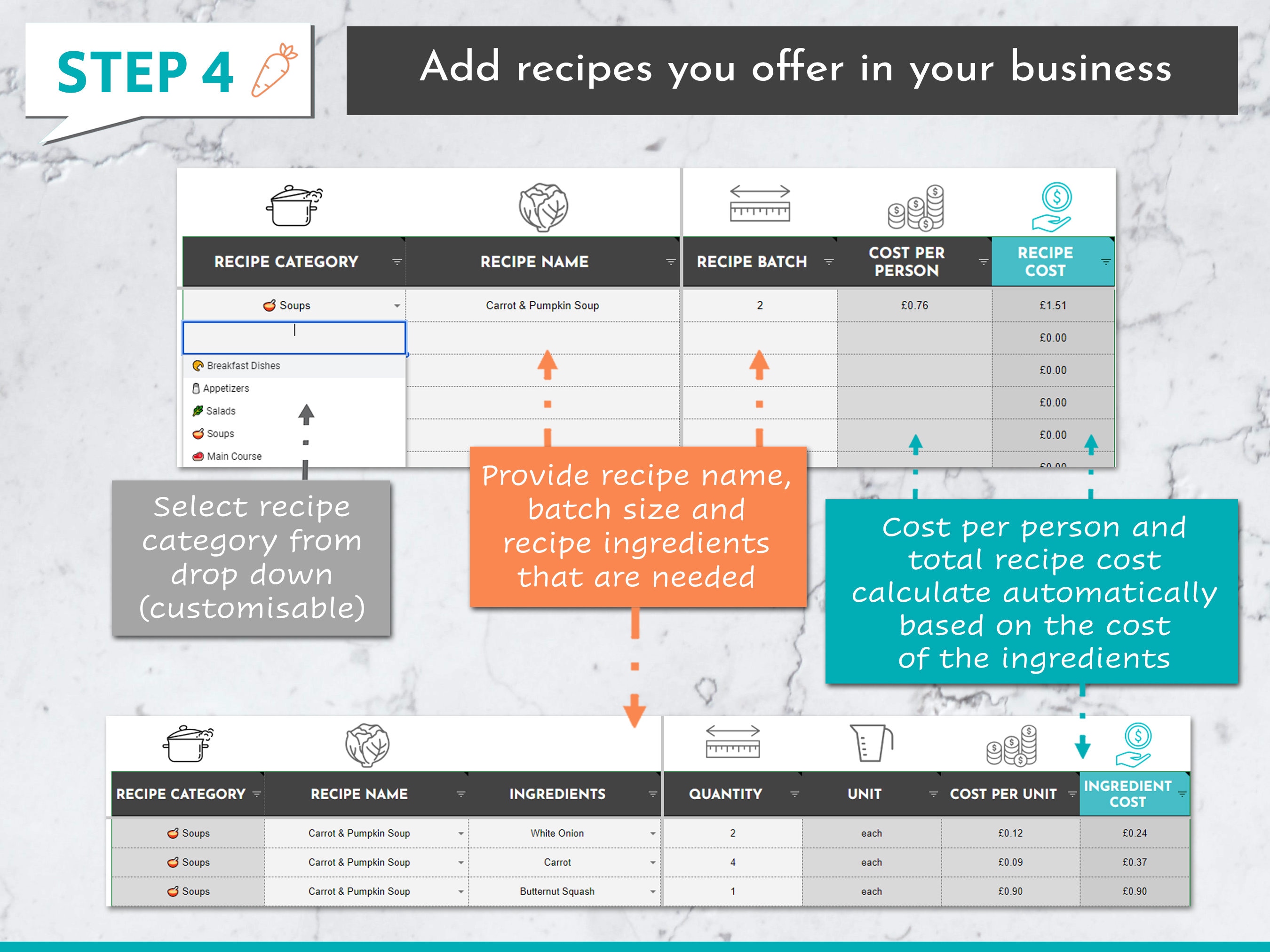 catering pricing: how much to charge for catering... Catering Package Cost, Price & Profit Calculator U.K Version | Google ...