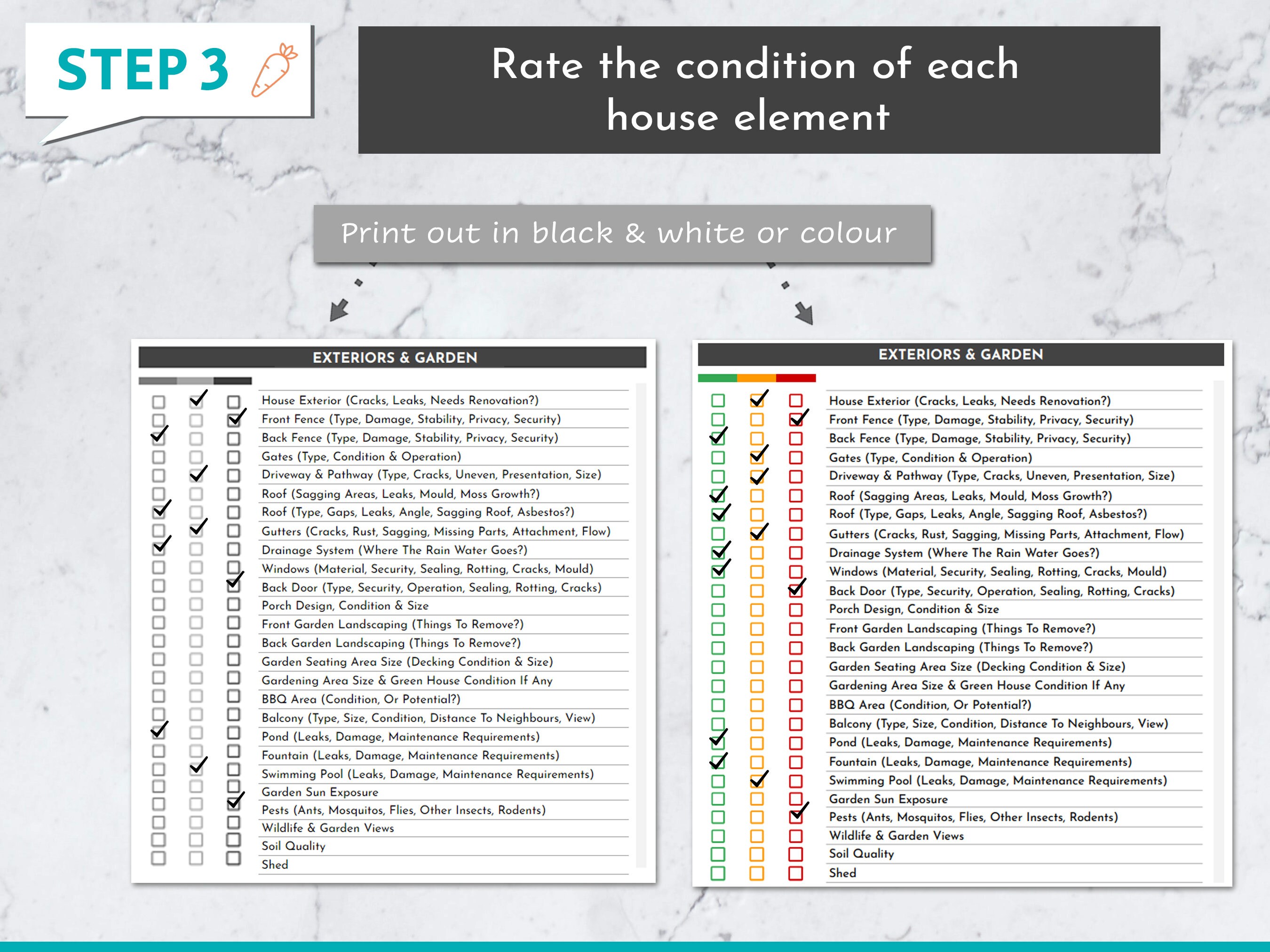 PDF House Viewing Checklist | Over 200 Things to Check Before You Buy a ...