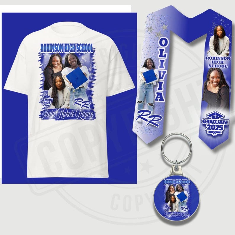 Staffelung 2026 Benutzerdefinierte Pakete | Personalisierte Grad T-Shirts, Stolen & Geschenke | Irie Vybyz Zoll Bild 2