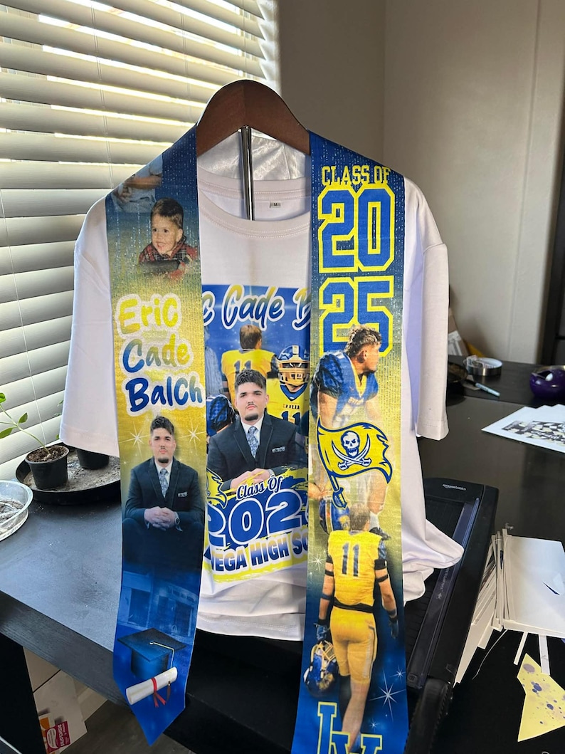Staffelung 2026 Benutzerdefinierte Pakete | Personalisierte Grad T-Shirts, Stolen & Geschenke | Irie Vybyz Zoll Bild 13
