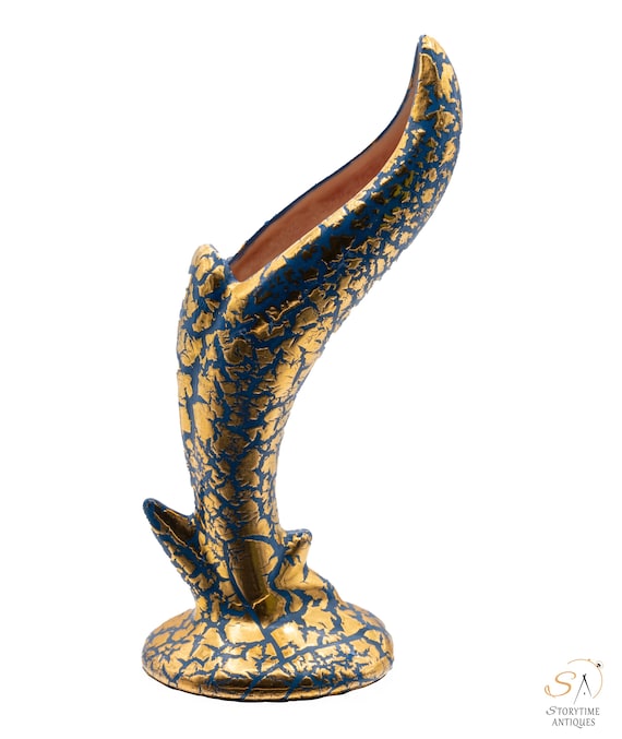 Vintage Art Deco Style Ceramic Vase Etsy