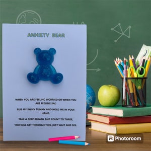 Anxiety Bear gift, pocket hug, little gift, present, bear hug, hand made
