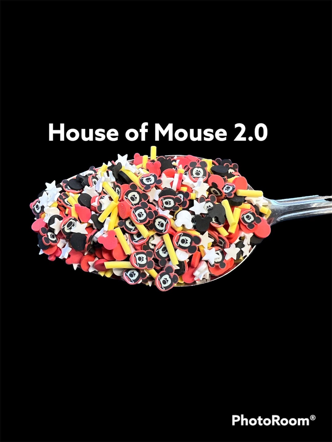 House of Mouse 2.0 Polymer Clay Slices Fimo Slices Fake - Etsy
