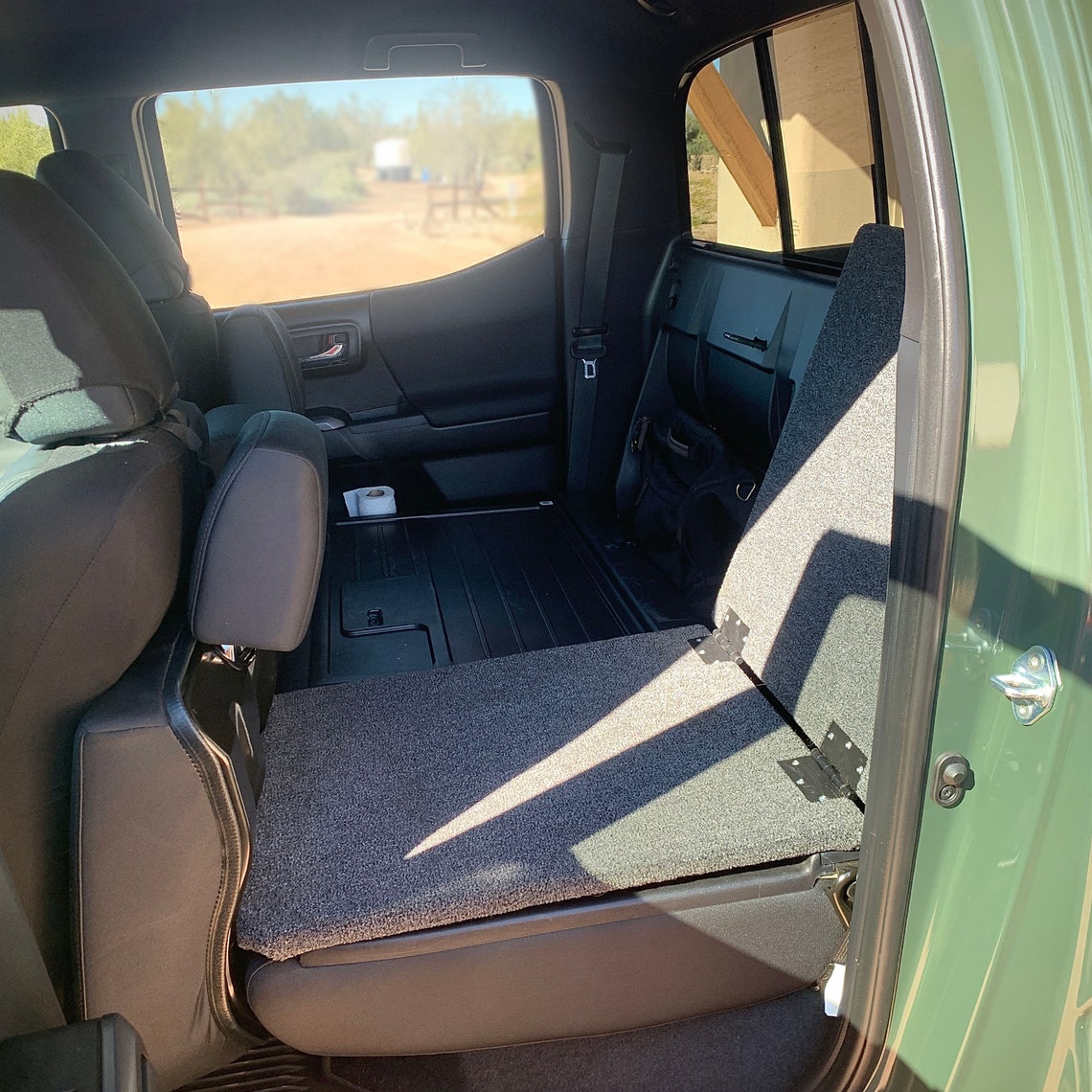Toyota 2nd & 3rd Gen Double Cab Back Seat Pet/storage Etsy