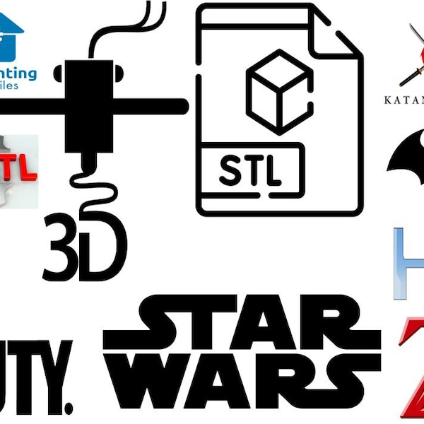 3D printer files .stl Cosplay weapons armor toys star wars marvel best of 3d printable stl files