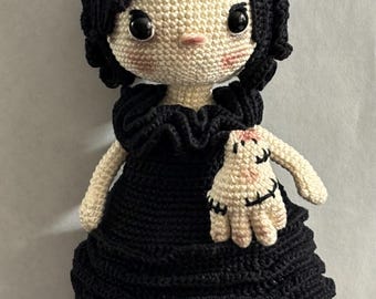 Wednesday inspired Amigurumi