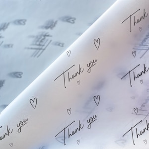 Carta da regalo nera, Carta da regalo di ringraziamento, Carta da imballaggio natalizia, Carta velina, Confezione regalo Baby Girl Baby Shower, Bomboniere per matrimoni