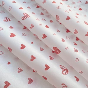 Valentine Day Wrapping Paper, Tissue Paper, Gift Wrapping Paper, Craft Tissue Paper, Small Business Packaging, Luxury Eco Friendly Gift Wrap