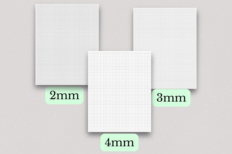 Printable Graph Paper Bundle, 13 Variations (PDF) - Etsy