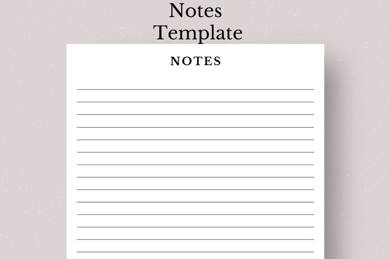 Note Paper Material Notes, Printable Notes Paper, Lined Paper, Notepad, Memo Pad, Lined ...