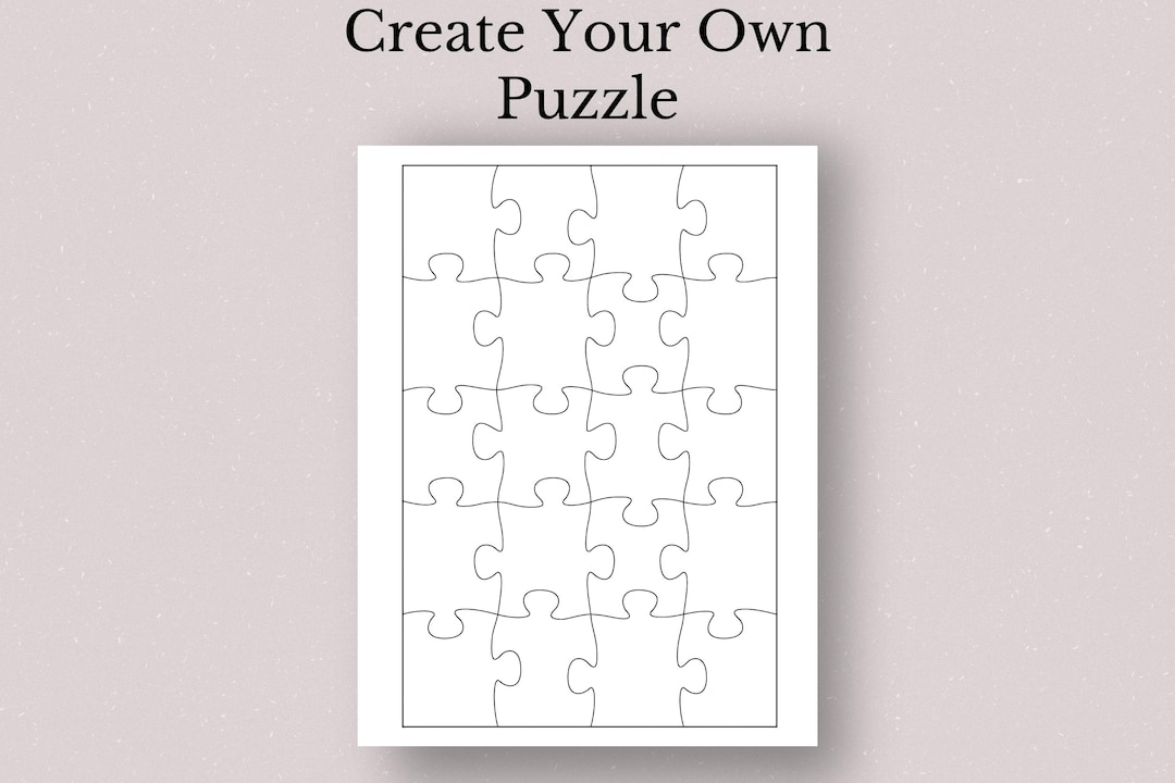 Create Your Own Puzzle Template Printable Custom Puzzle Custom Puzzle Create Your Own Puzzle Template Printable Custom Puzzle Custom Puzzle