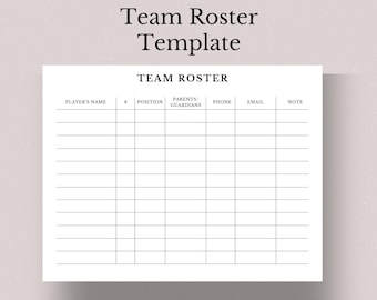 Liste des joueurs imprimable, liste des joueurs (PDF)