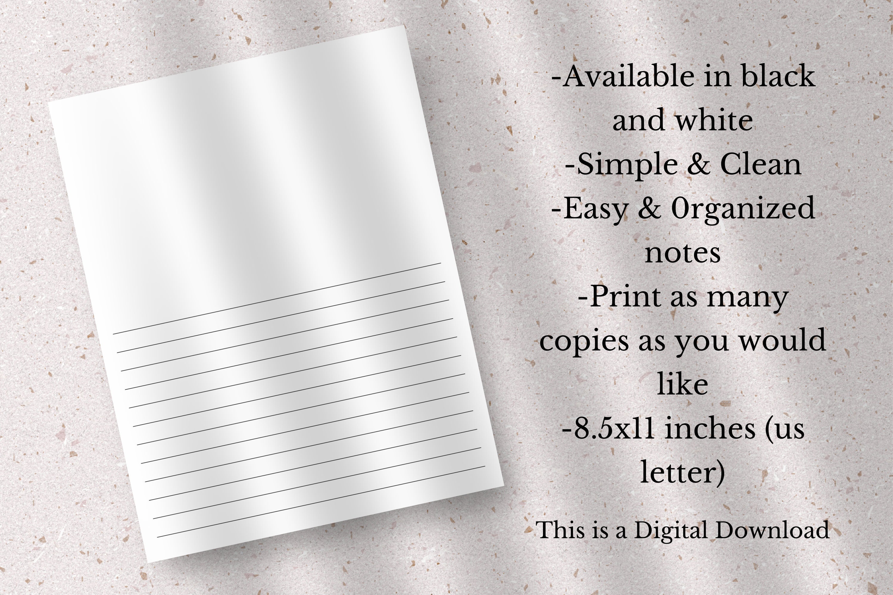 Printable Half Lined Paper, Half Lined Blank Paper, Story Telling Paper ...