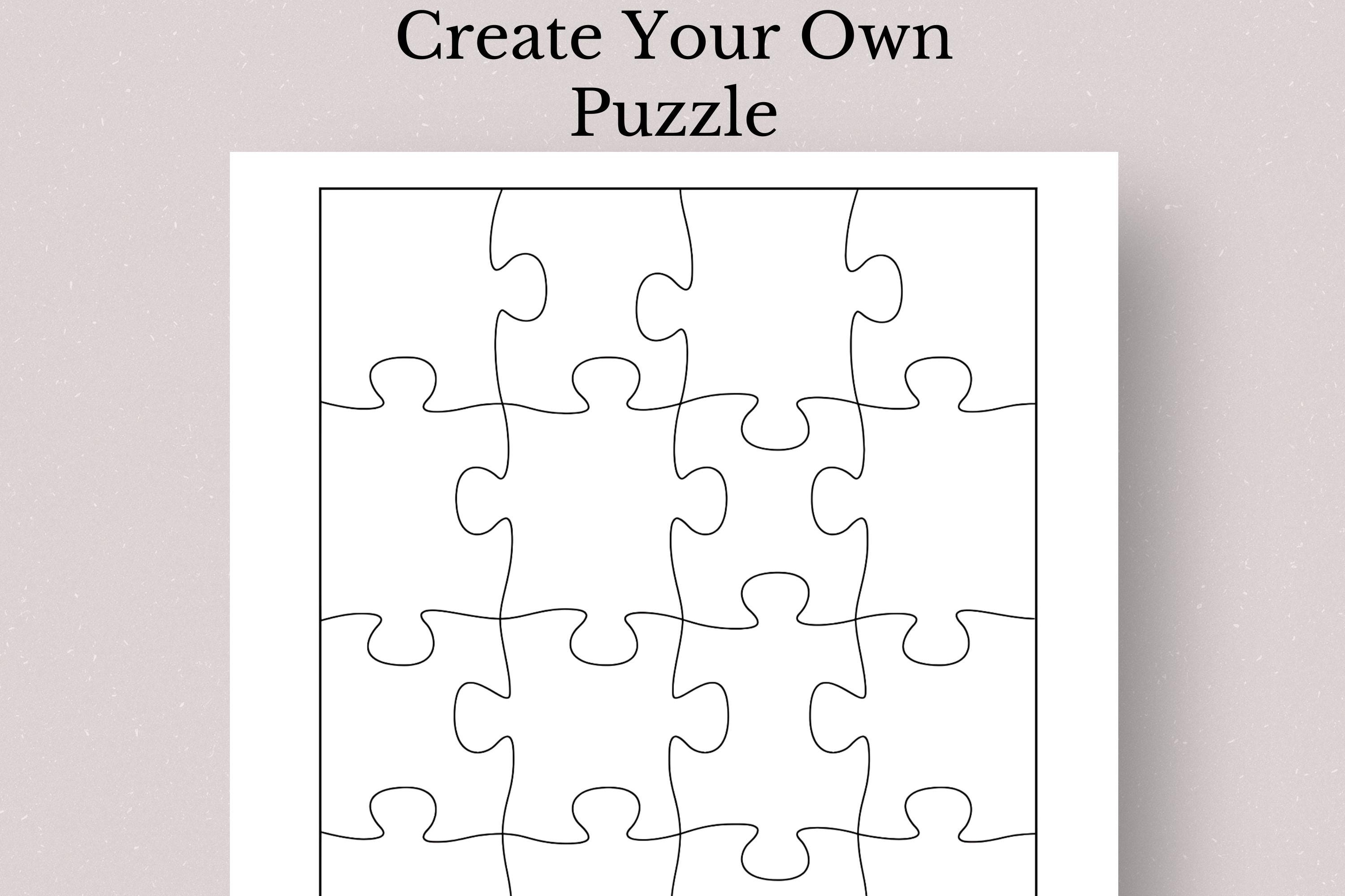 Create Your Own Puzzle Template Printable Custom Puzzle Custom Puzzle Create Your Own Puzzle Template Printable Custom Puzzle Custom Puzzle