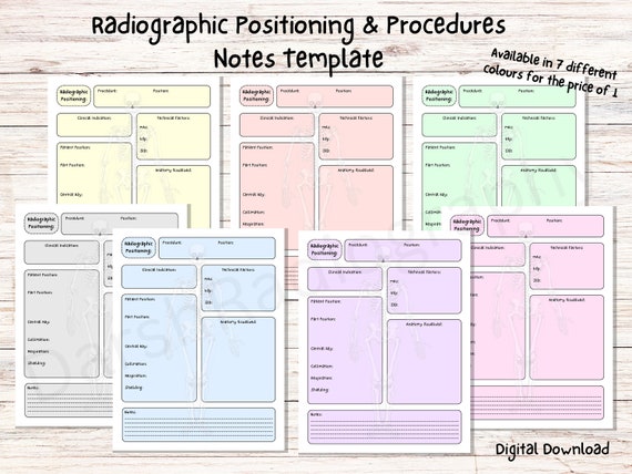 Radiographic Positioning And Procedures