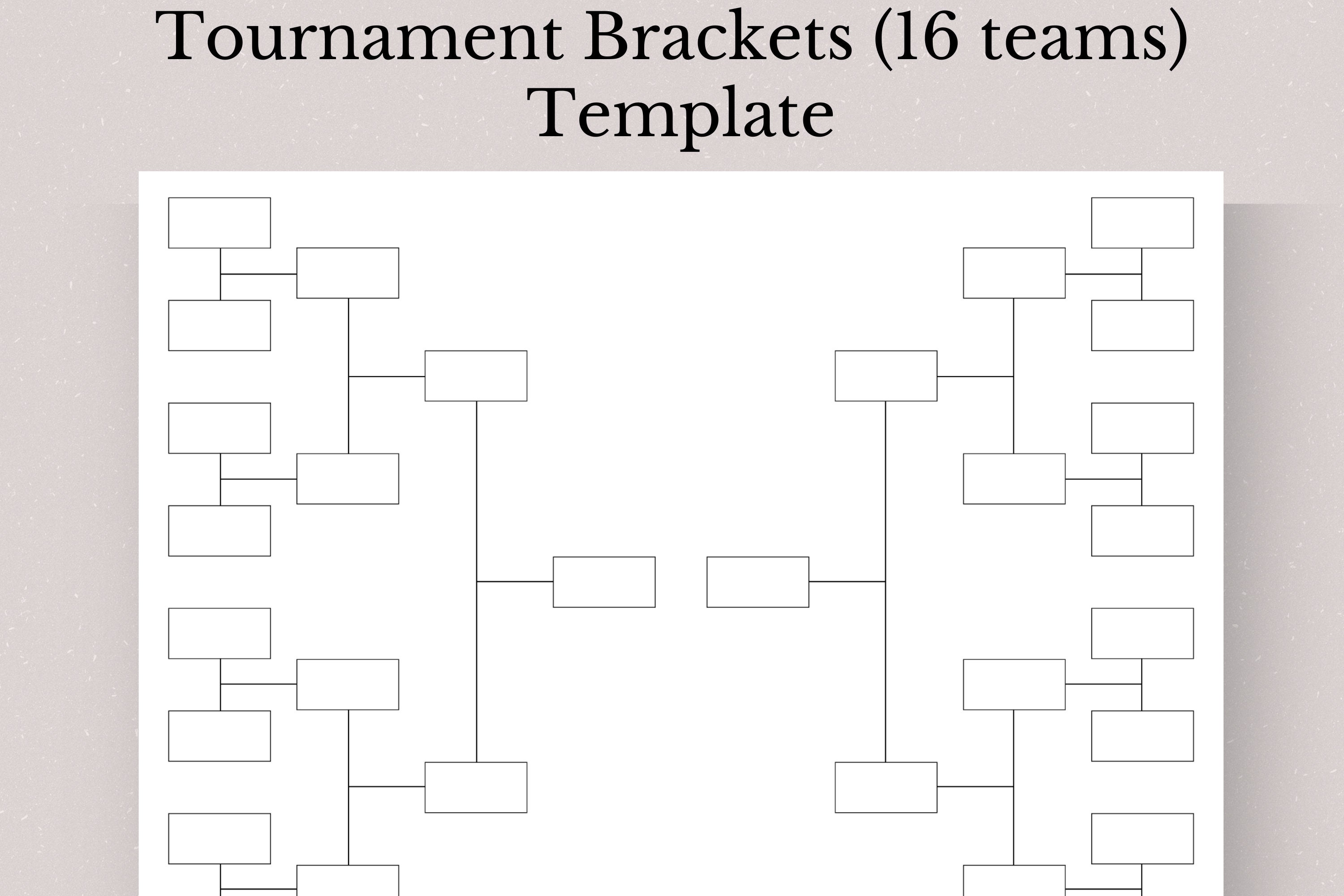 blank 16 team tournament bracket isolated on white background 14764023  Vector Art at Vecteezy