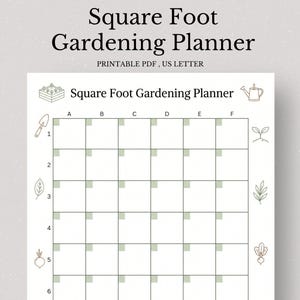 square foot gardening planner printable pdf, raised bed garden planner, vegetable garden layout worksheet, gardening journal printable, square foot garden grid printable, backyard garden planner pdf, homestead gardening printable, beginner garden planning worksheet, raised bed planting planner, printable gardening organizer