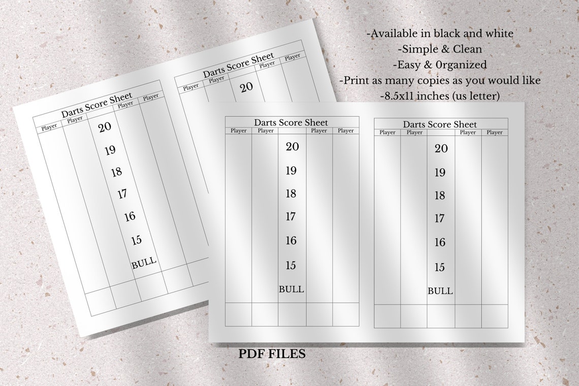 darts-score-sheet-template-printable-darts-score-sheet-darts-etsy