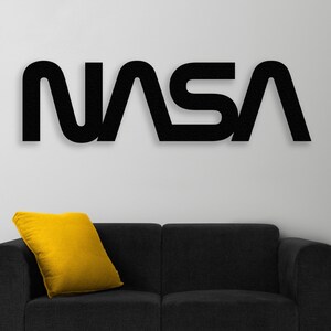 Metal NASA Sign,  Space Wall Art, Metal Space Decor, Nasa Wall Art High Quality, Space Art, Metal Wall Decor, Gift for Student