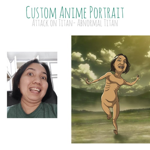 Custom Anime Portrait, Drawing, Cartoon, Personalized Art, Digital Illustration, Digital Art, Portrait from Photo