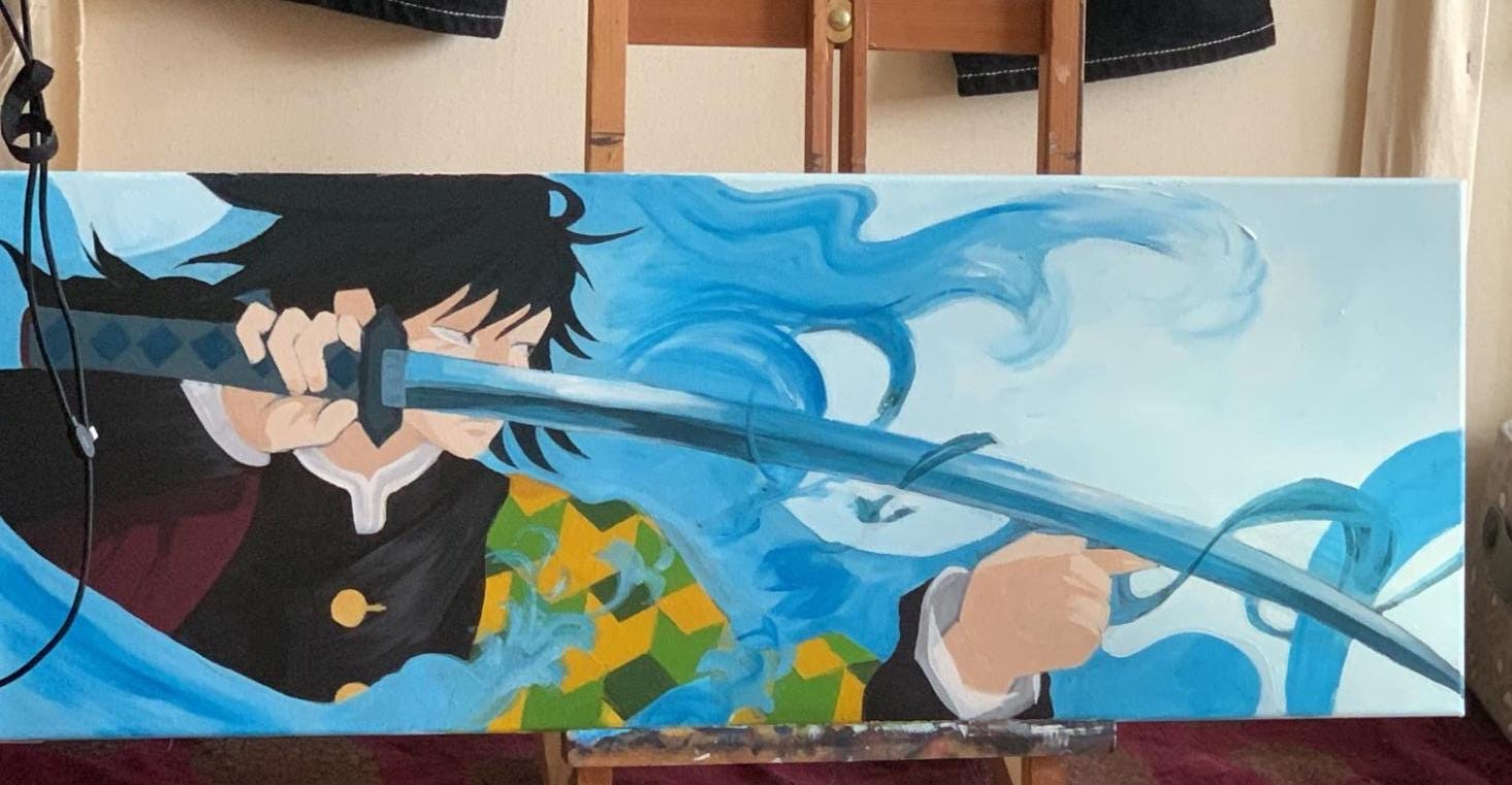 Giyu Tomioka Demon Slayer - Etsy UK