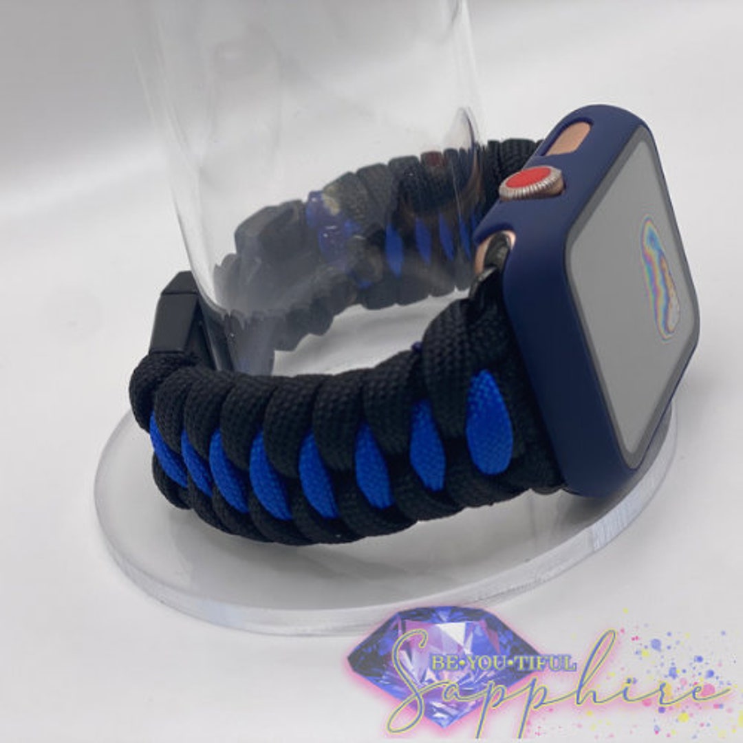 Thin Blue Line Apple Watch Band Etsy