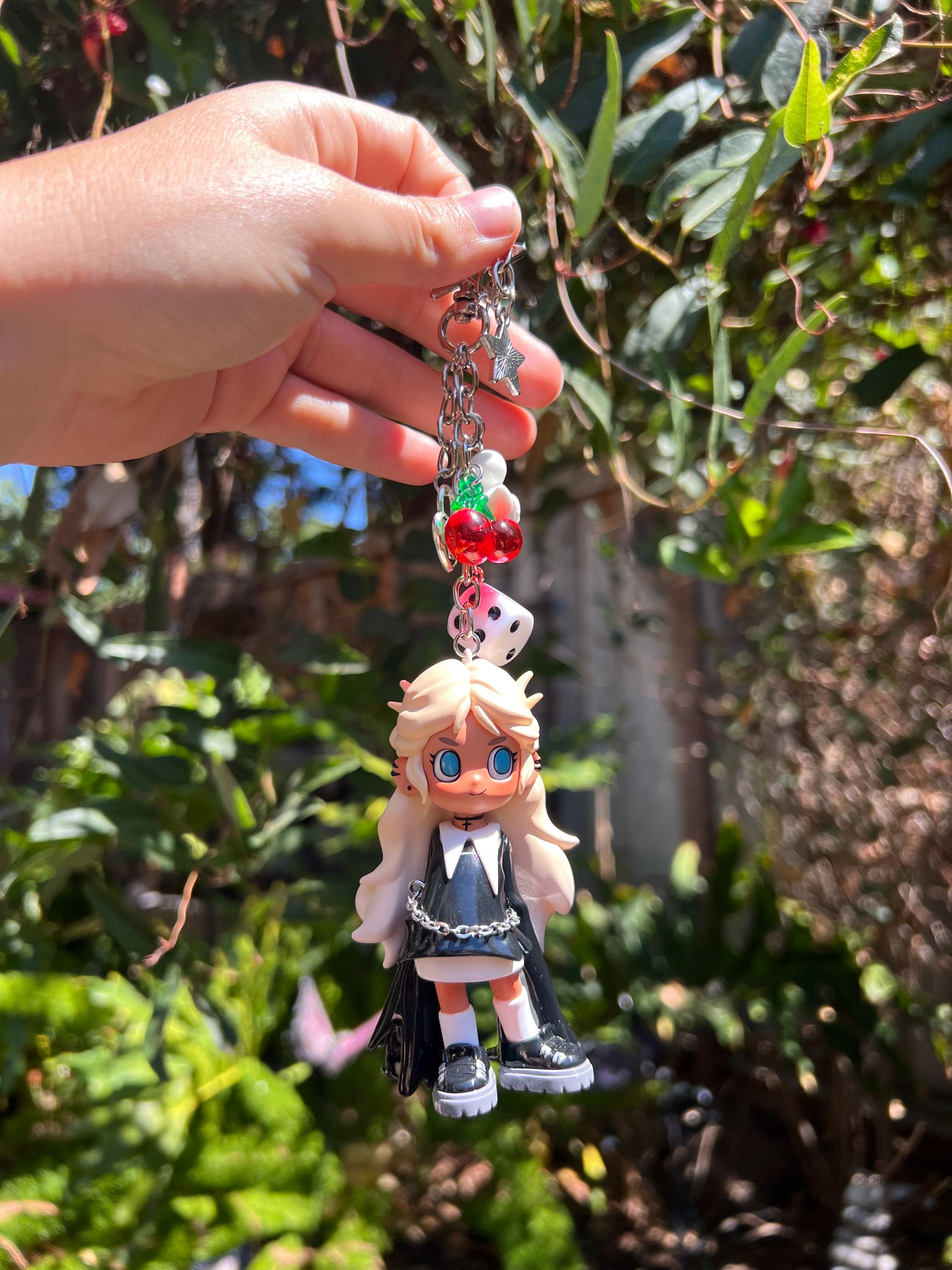 Peach Riot Poppy Pop Mart Handmade Keychain/bag Charm - Etsy