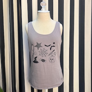Spooky Season handprinted tanktop
