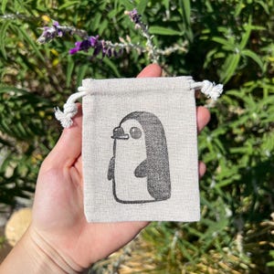 Gunter Adventure Time handprinted mini trinket pouch