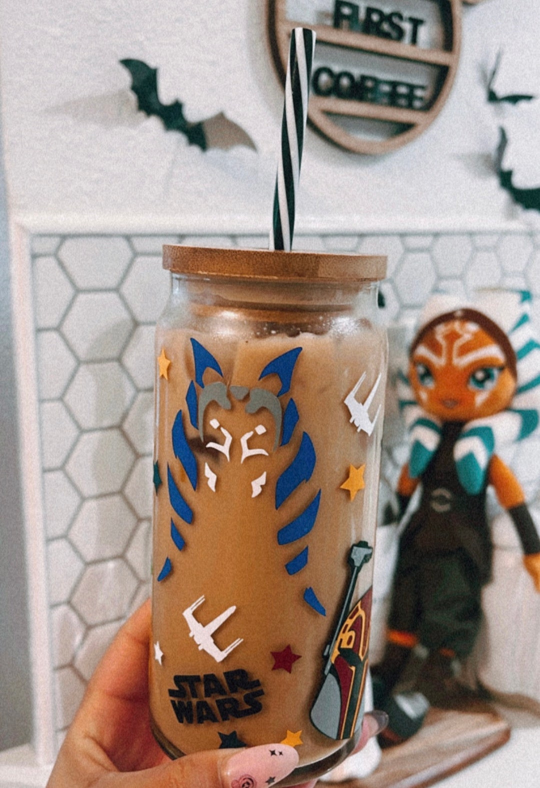 Ahsoka Tano Rebels Inspired Glass Etsy