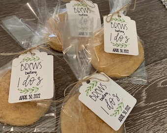 Personalisierte handgemachte Hochzeitsprobe Abendessen Gastgeschenke