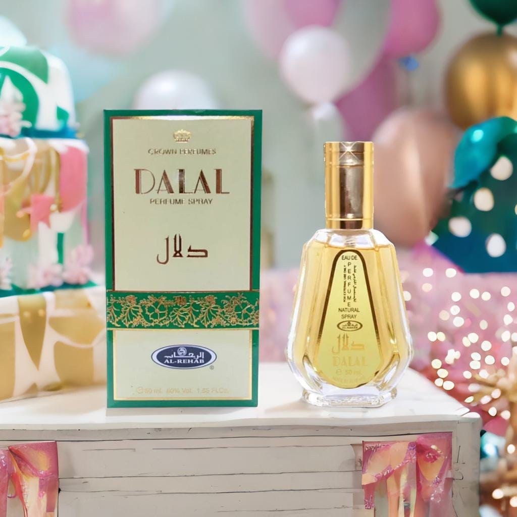 DALAL by Al Rehab EDP 50 Ml 100% Authentic Oriental Arabian Natural Perfume  Spray Perfume Fragrance UNISEX Al Rehab 