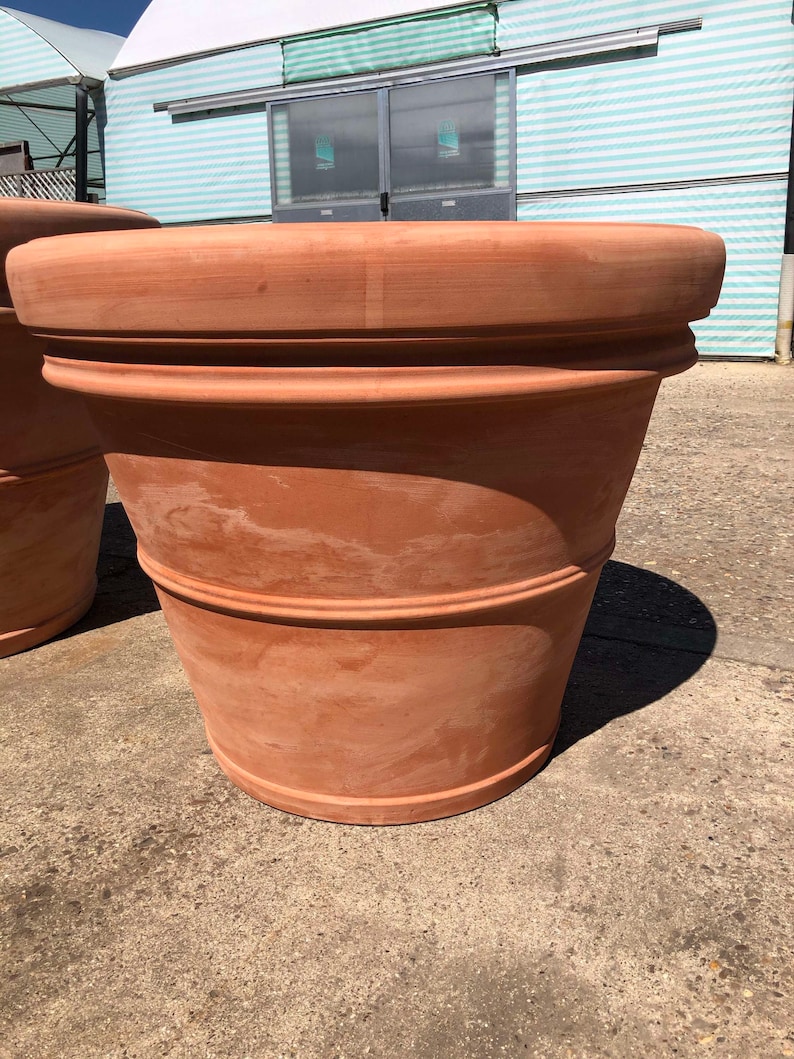 Large Terracotta Pots 90 Cm Dia - Etsy UK