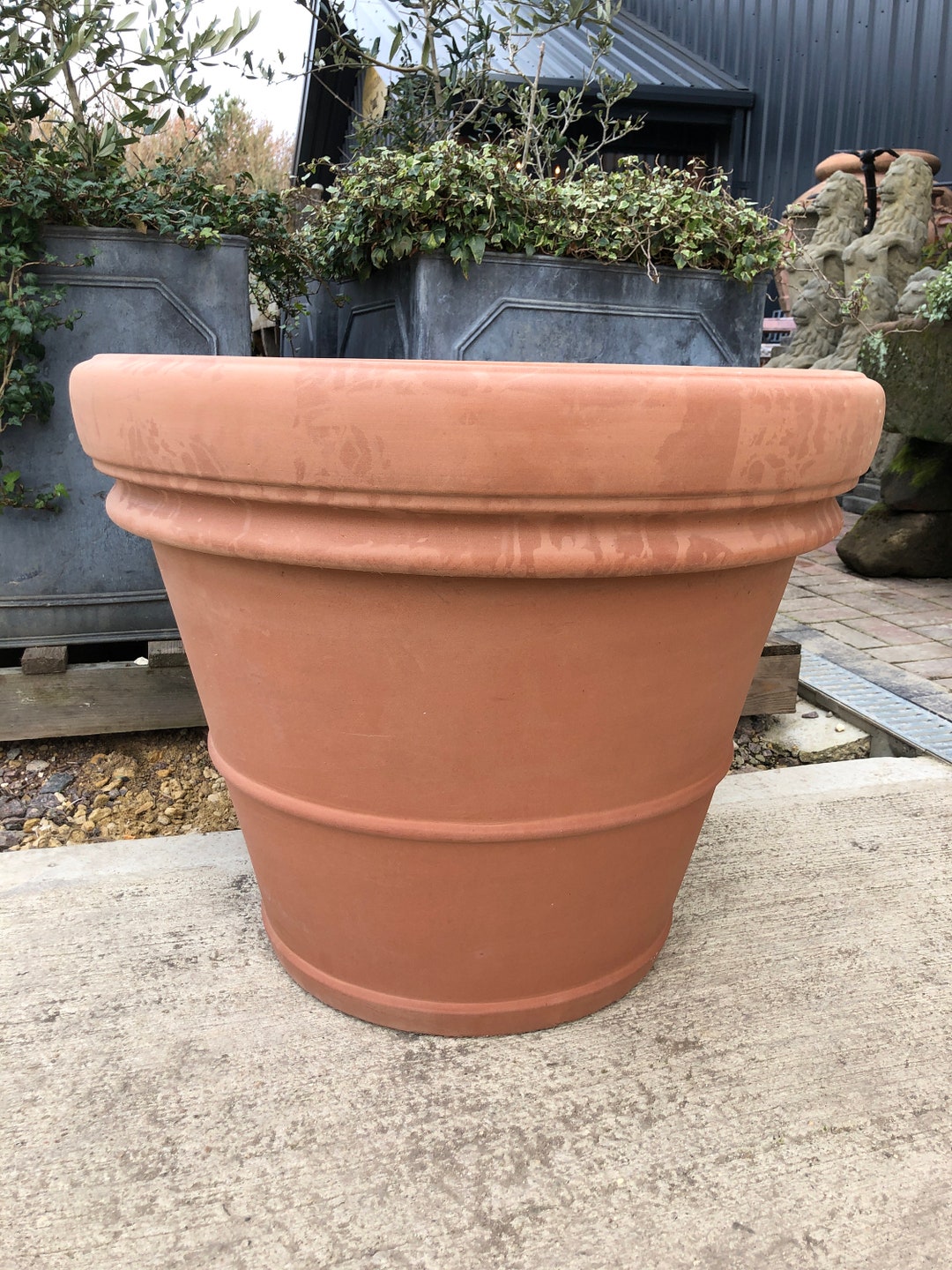 Large Terracotta Pots 80 Cm Dia - Garden Planters - Etsy UK